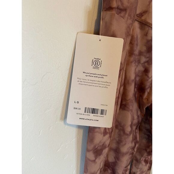 Athleta Salutation Stash Pocket II 7/8 Tight Riptide Palermo Size L MSRP $98 - Picture 4 of 6